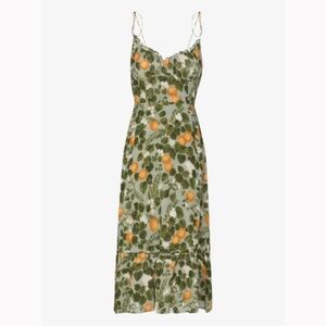 Reformation Embry Dress Color: Orange Grove Size: 8